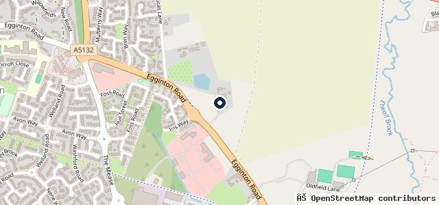Map showing the location of Hilton Garage Ltd