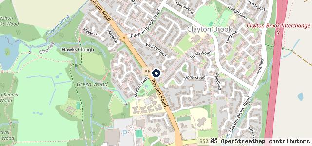 Map showing the location of Pete's Autos