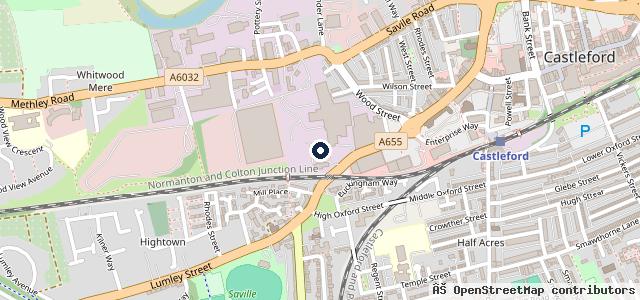 Map showing the location of Car Experts | Castleford