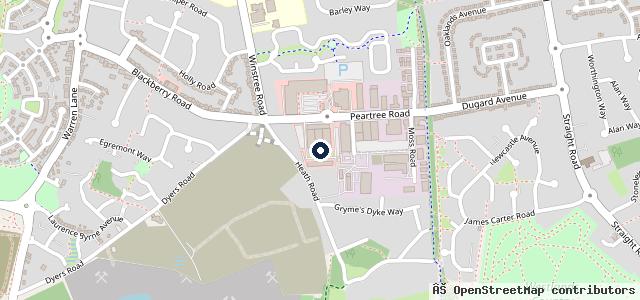 Map showing the location of Halfords Autocentre