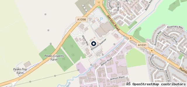Map showing the location of Wilson Accident Repair Centre