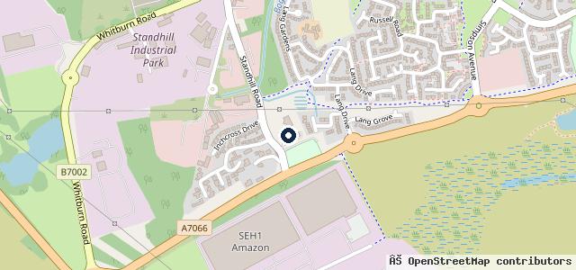 Map showing the location of Parks Motor Group (Townhead Garage)