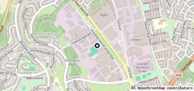 Map showing the location of Motor Parts Direct, Leeds (Seacroft)