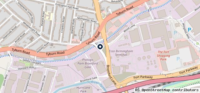 Map showing the location of Euro Star