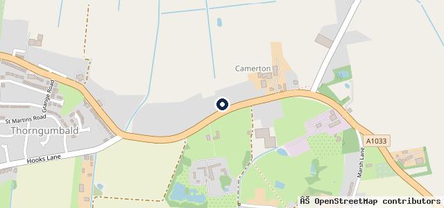 Map showing the location of T J Motors