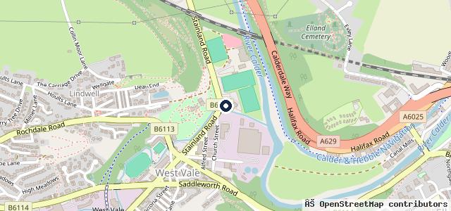 Map showing the location of North Dean Automotive Ltd