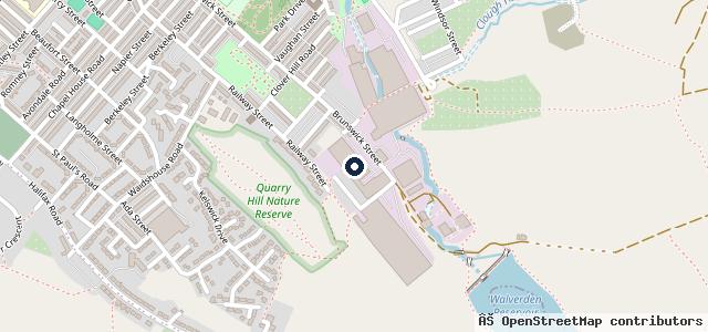 Map showing the location of Brierleys Body Shop