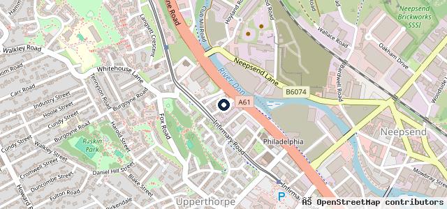 Map showing the location of A M Autos