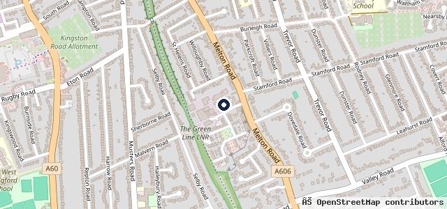 Map showing the location of Fred Brown Car Repairs