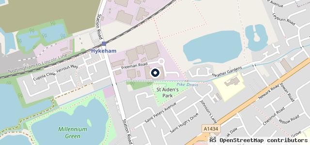 Map showing the location of Thorpe Lane Garages Ltd