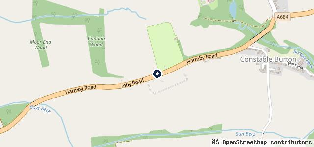 Map showing the location of C V Bowes