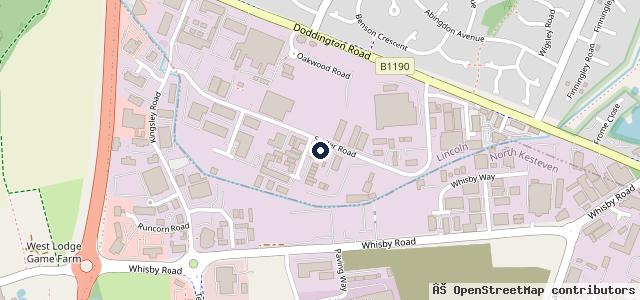 Map showing the location of Lincoln Audi