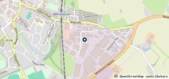 Map showing the location of We Just MOT, Whitchurch
