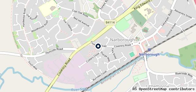 Map showing the location of Quality Car Repairs