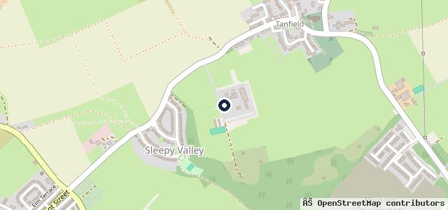 Map showing the location of Car Clinic Tanfield