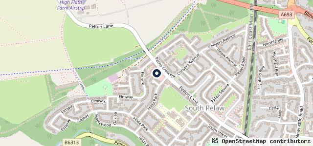 Map showing the location of North East Auto Services Chester-le-Street