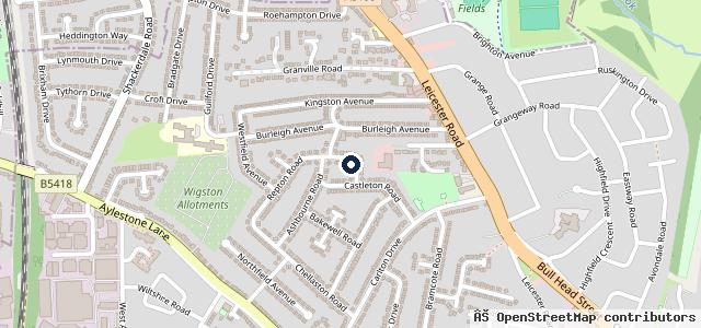 Map showing the location of Top Class Mobile Valeting