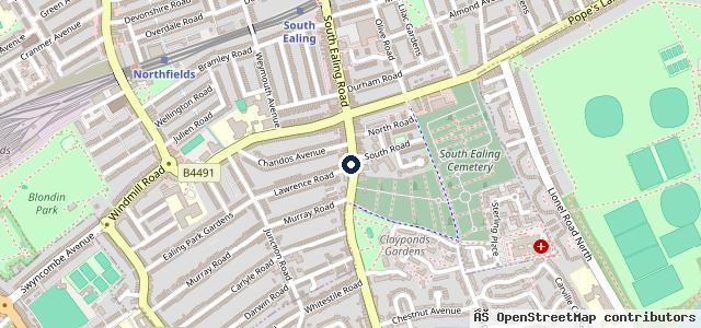 Map showing the location of Bill Bunn Motorcycles Ltd