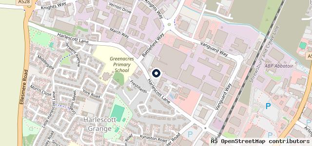 Map showing the location of Keens Motor Repairs Shrewsbury