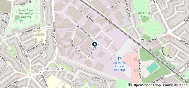 Map showing the location of Commercial Vehicle Repairs