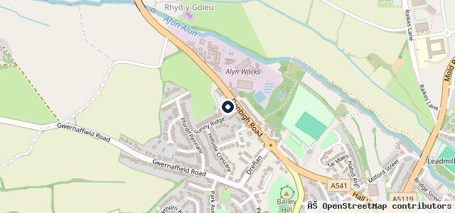 Map showing the location of D & S Motors