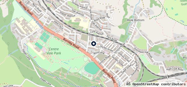 Map showing the location of Wheelwrights Garage
