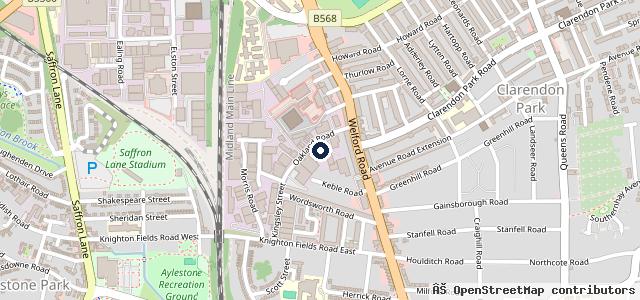Map showing the location of Clarendon Park Accident & Repair Centre Ltd