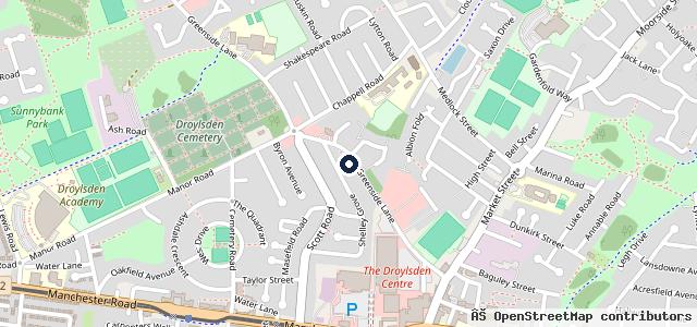 Map showing the location of Central Autos