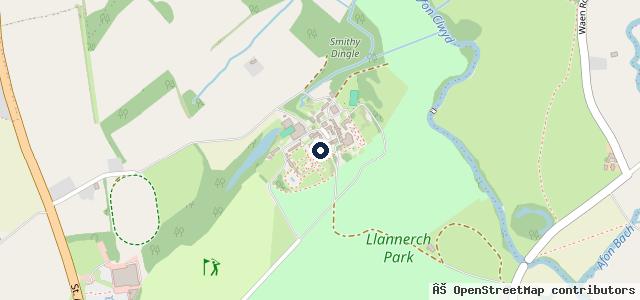 Map showing the location of North Wales Diagnostics