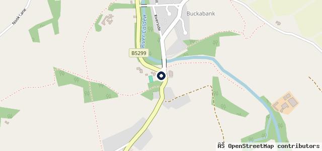 Map showing the location of Ben Hodgson Cars