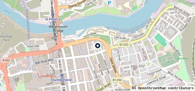 Map showing the location of Jobling Accident Repair Centre