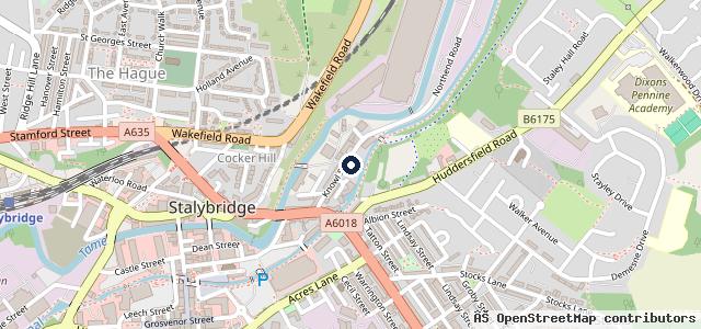 Map showing the location of Stalybridge 24/7 Recovery
