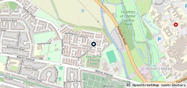 Map showing the location of Piercy Autos