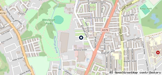 Map showing the location of Atherleigh Autos