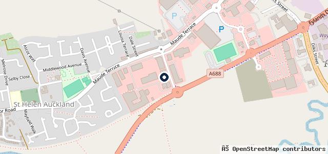 Map showing the location of Auckside Motors | Bishop Auckland