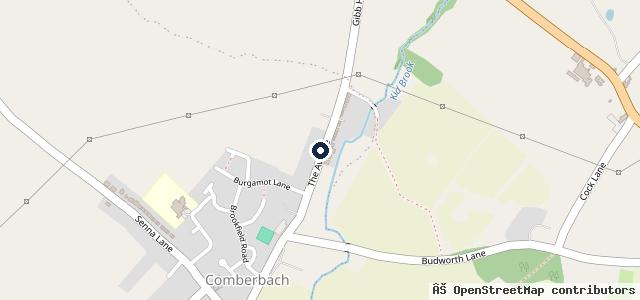 Map showing the location of Northwich Service Centre