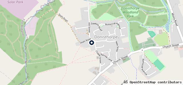 Map showing the location of Donisthorpe Auto Services Ltd