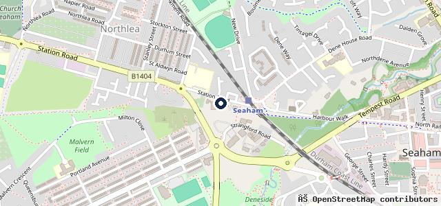 Map showing the location of Station Road Service Centre