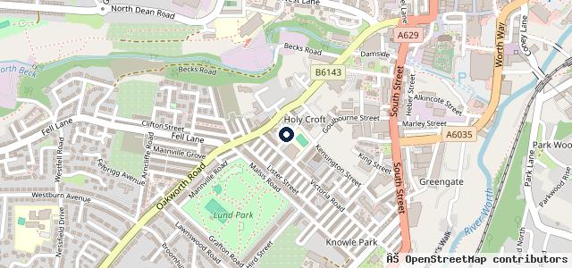 Map showing the location of StaffordshireVans.com