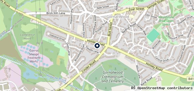 Map showing the location of Abbiss Motor Services