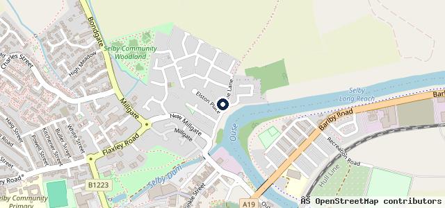 Map showing the location of Watson's MOT & Service Centre