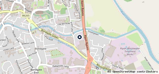 Map showing the location of Steve Pilmoor