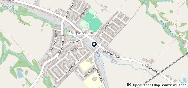 Map showing the location of Gregson Lane Garage Ltd