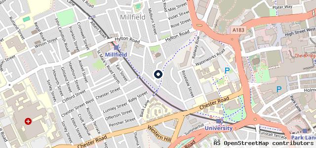 Map showing the location of Irv's Motor Services