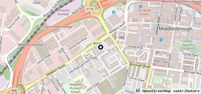 Map showing the location of Kwik Fit