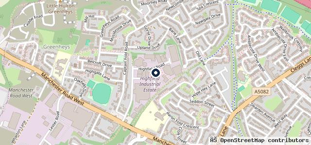 Map showing the location of T Hill Transport Ltd