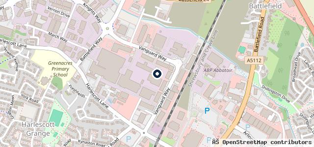 Map showing the location of NAPA Auto Parts (Shrewsbury)