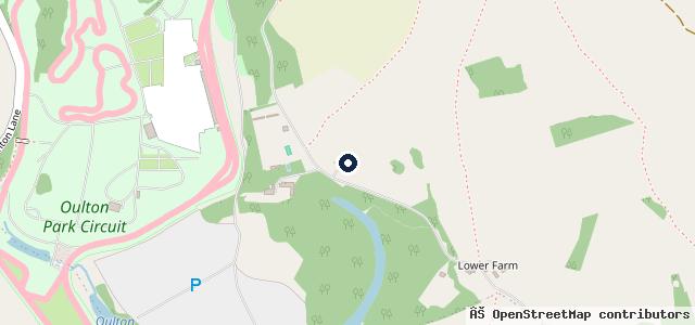 Map showing the location of Oulton Workshop