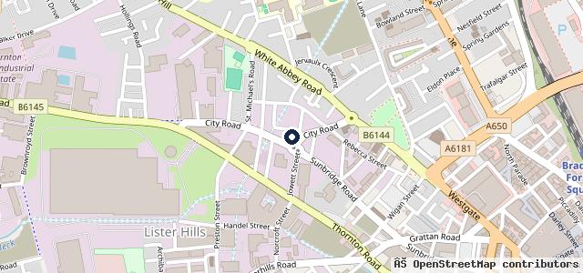 Map showing the location of Sunbridge Autos