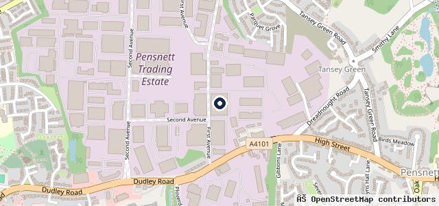 Map showing the location of Martin And Griffiths (Kingswinford) Ltd.